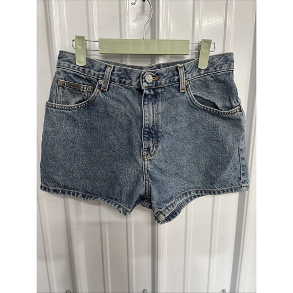 Y2k CK Denim Shorts Size 7 (15 In Waist, 3 In Inseam) - Picture 1 of 5